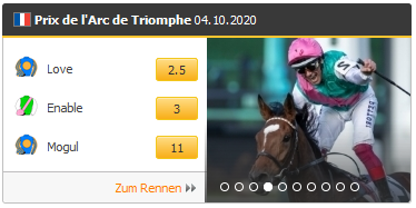 Prix de L'Arc de Triomphe Quoten