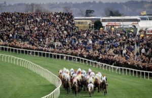 Die Pferderennbahn von Cheltenham