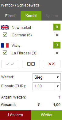 Wettbox von Pferdewetten.de